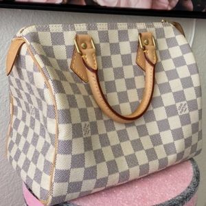 Louis Vuitton Speedy 25 Damier Azure